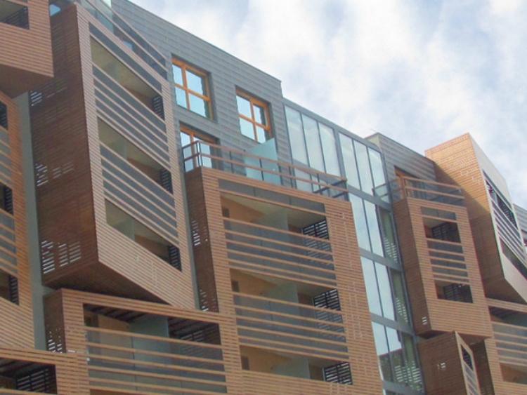 Acodi  Panneau HPL : Fundermax Max Exterior sublime les façades